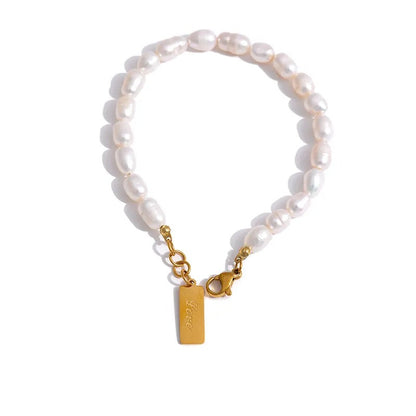 Aphrodite Pearl Chain Bracelet