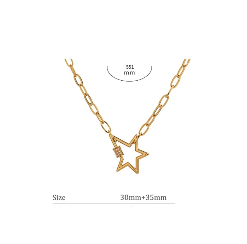 Serena Star Charm Necklace