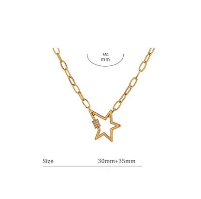 Serena Star Charm Necklace