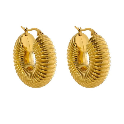 Nele Chunky Hoop Earrings