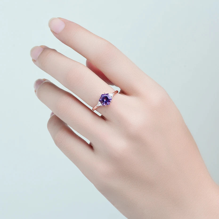 Viola Amethyst Ring