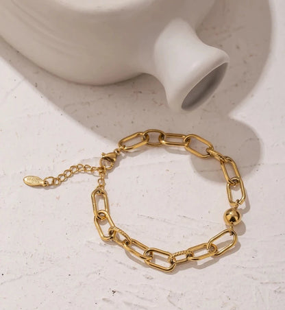 Tory Bold Paperclip Bracelet