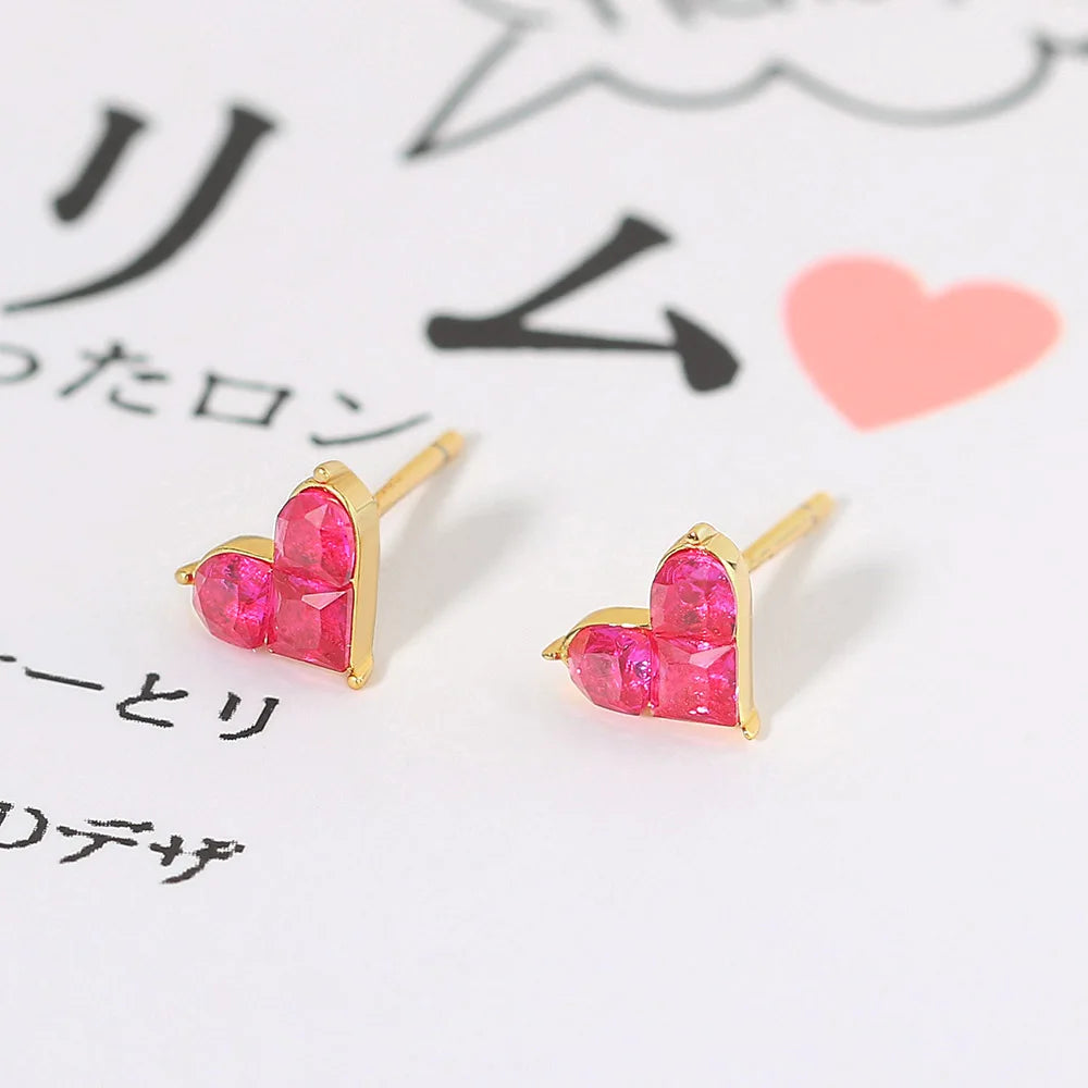 Passione d'Amore Mini-Heart Earrings