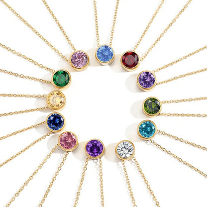 Dainty Birthstone Necklace