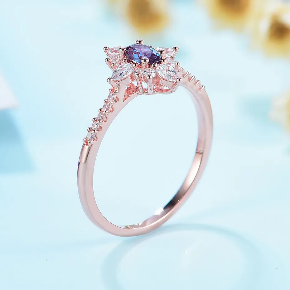 Maceline Alexandrite Ring