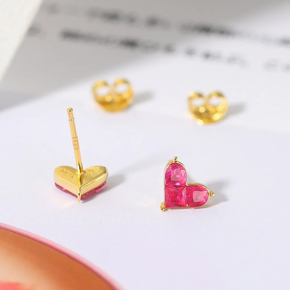 Passione d'Amore Mini-Heart Earrings