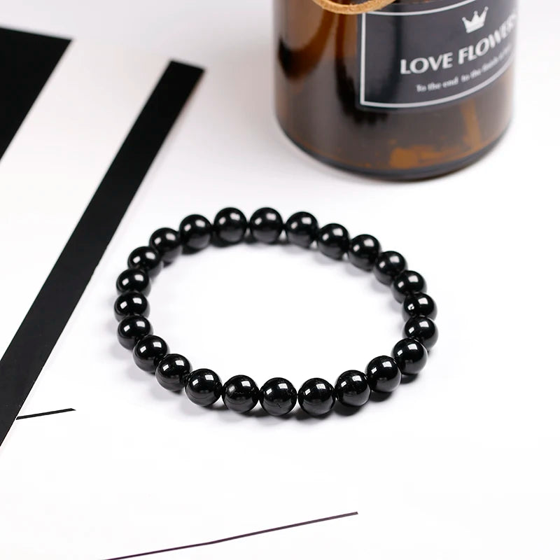 Black Tourmaline Bracelet (Pick Your Size)