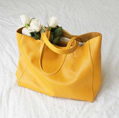 Kyoko Soft Leather Tote