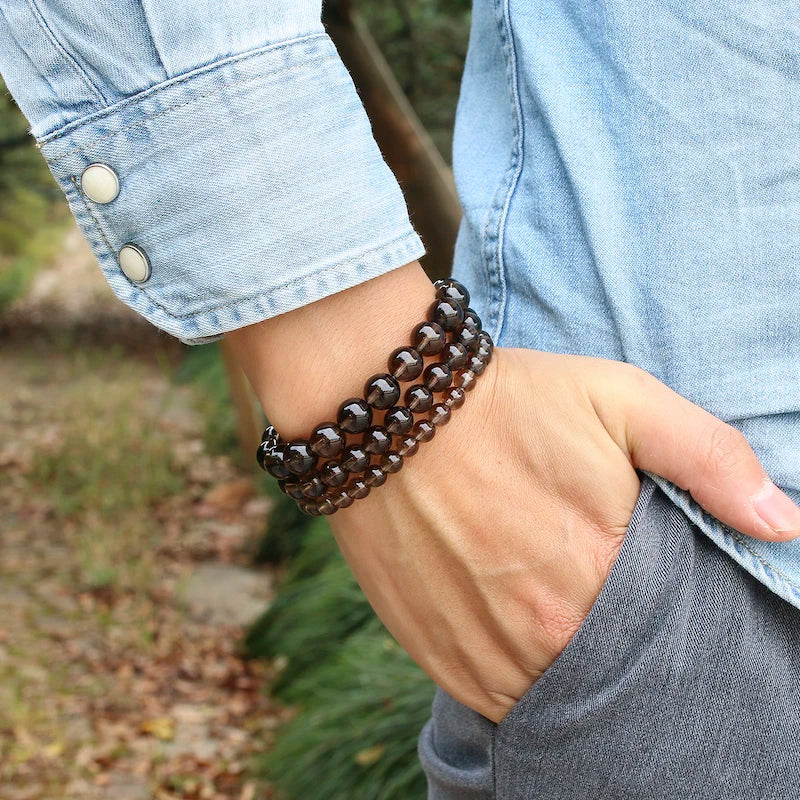 Smoky Quartz Bracelet (Pick Your Size)