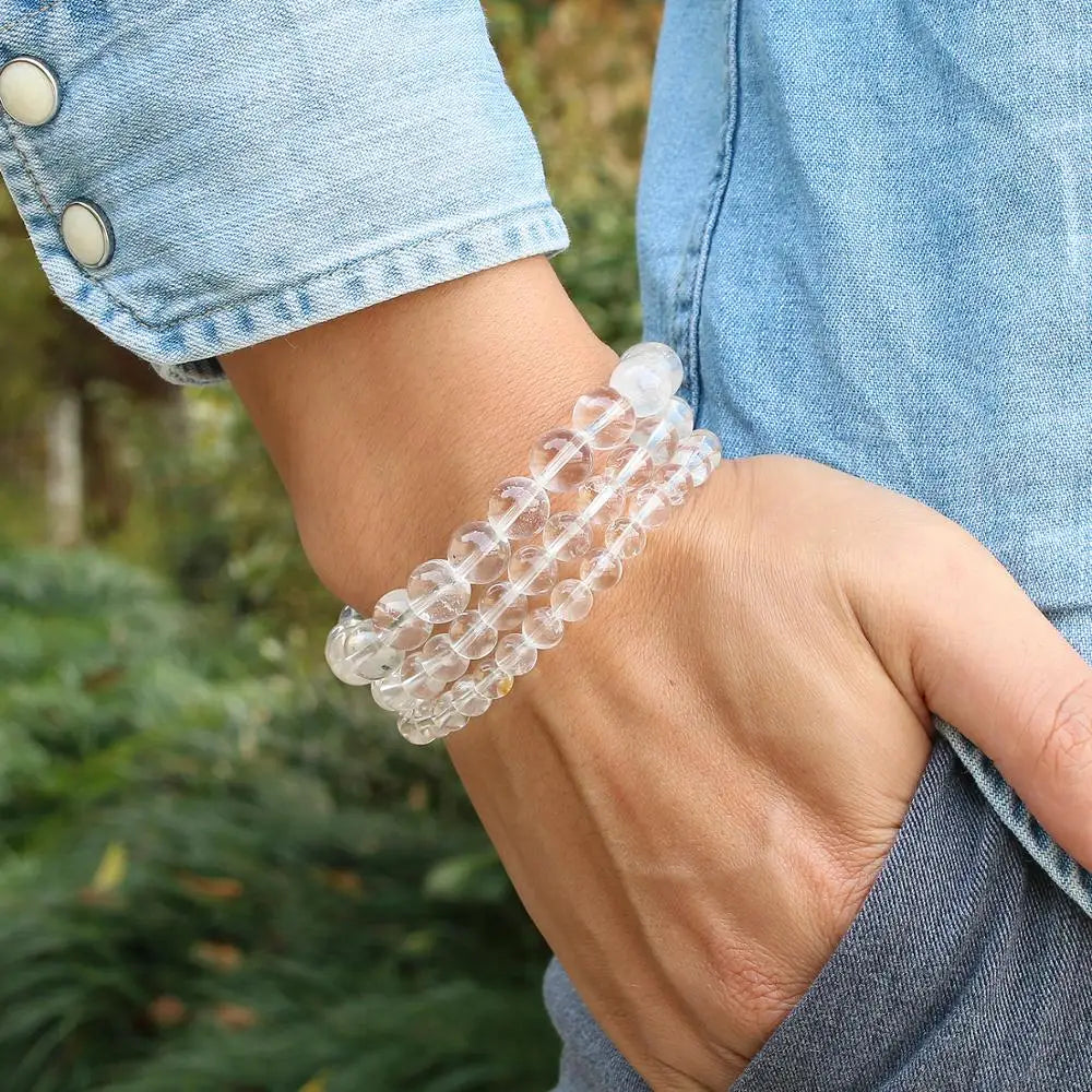 Clear Quartz Bracelet (Pick Your Size)