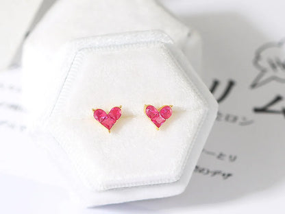 Passione d'Amore Mini-Heart Earrings