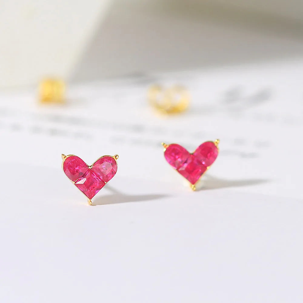 Passione d'Amore Mini-Heart Earrings