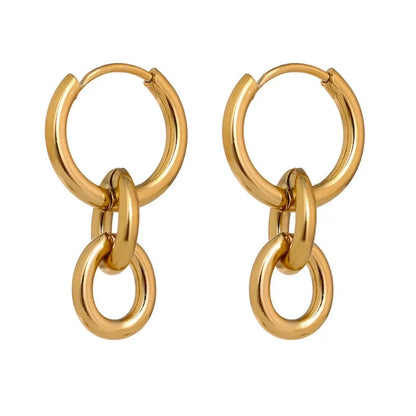 Colette Linkage Hoop Earrings