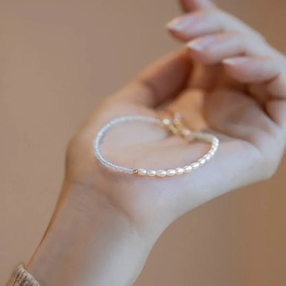 Aqua-Pearl Unity Bracelet