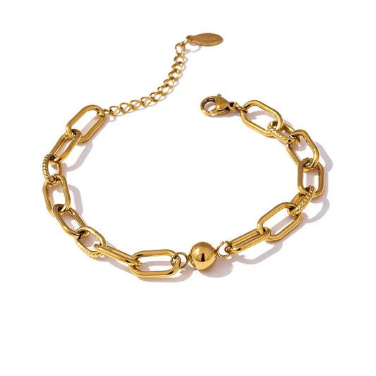 Tory Bold Paperclip Bracelet