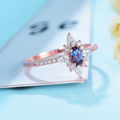 Maceline Alexandrite Ring