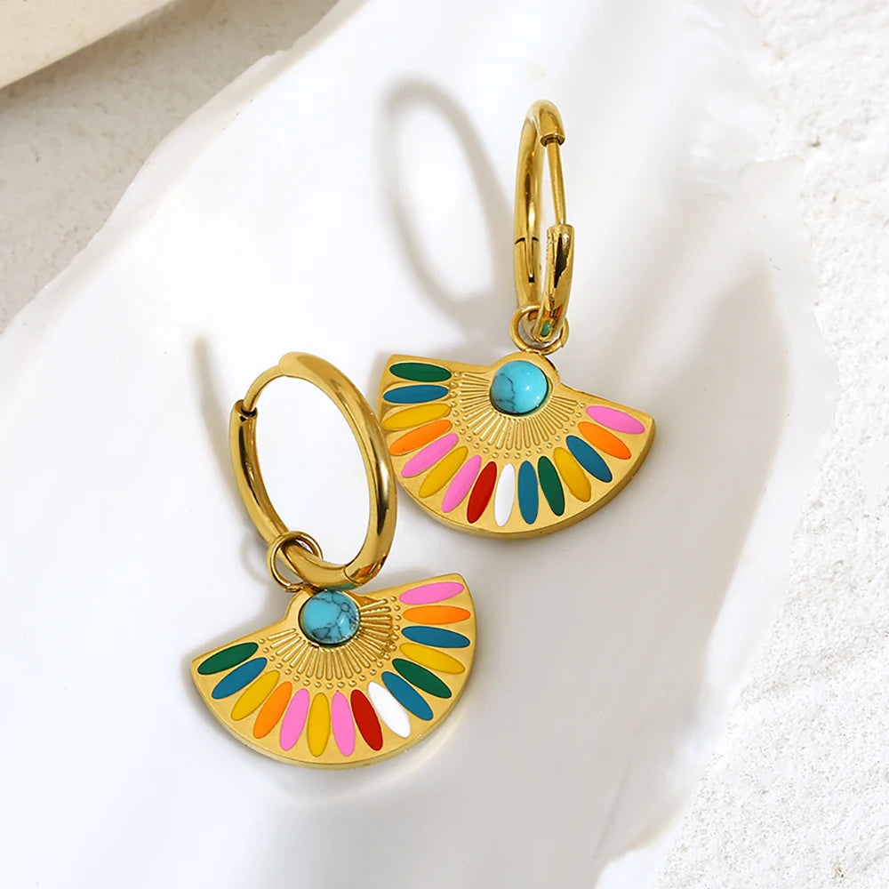 Mahaba Hoop Earrings