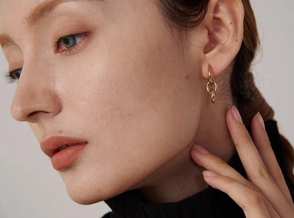 Colette Linkage Hoop Earrings