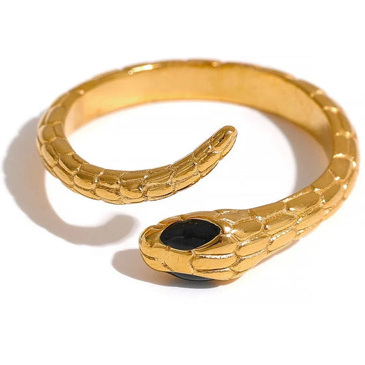 Golden Serpent Ring