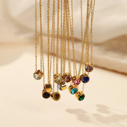 Dainty Birthstone Necklace