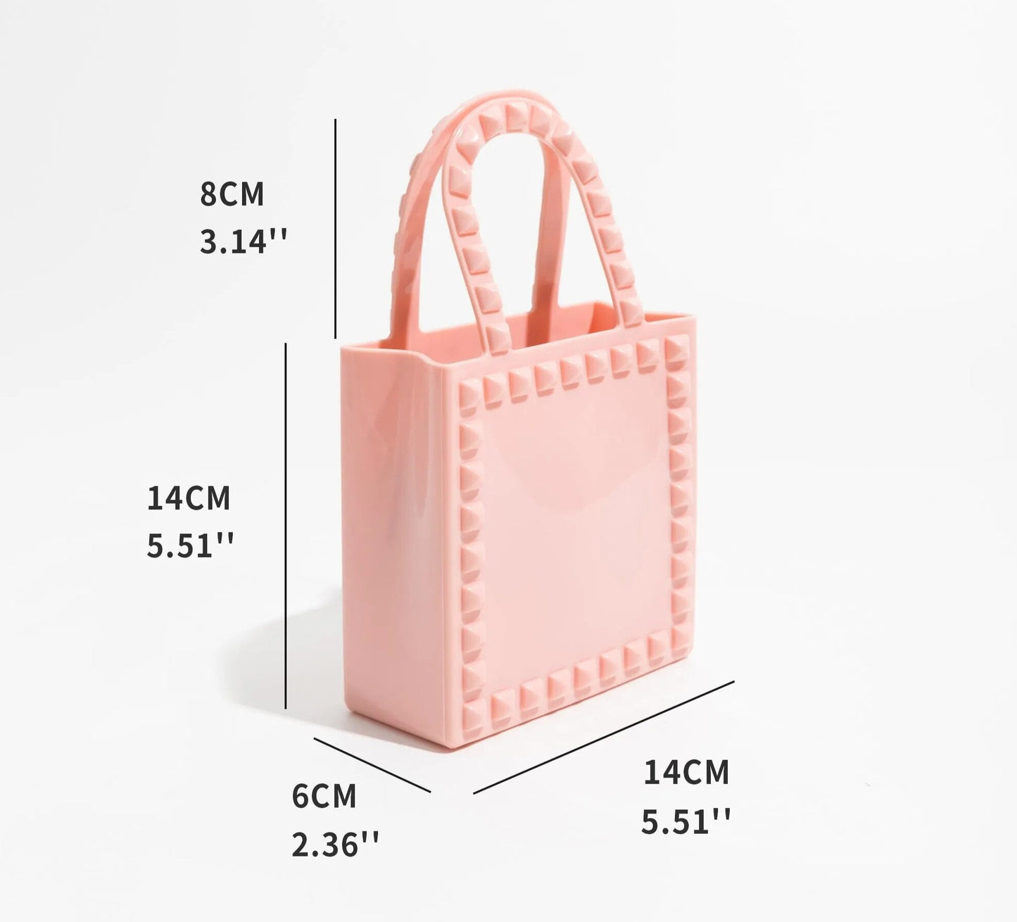 Tokyo Candy Studded Jelly Tote