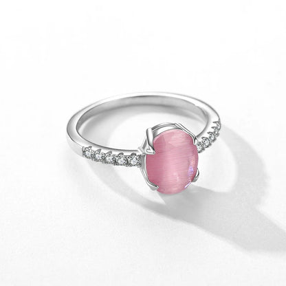 Abby Pink Opal Ring