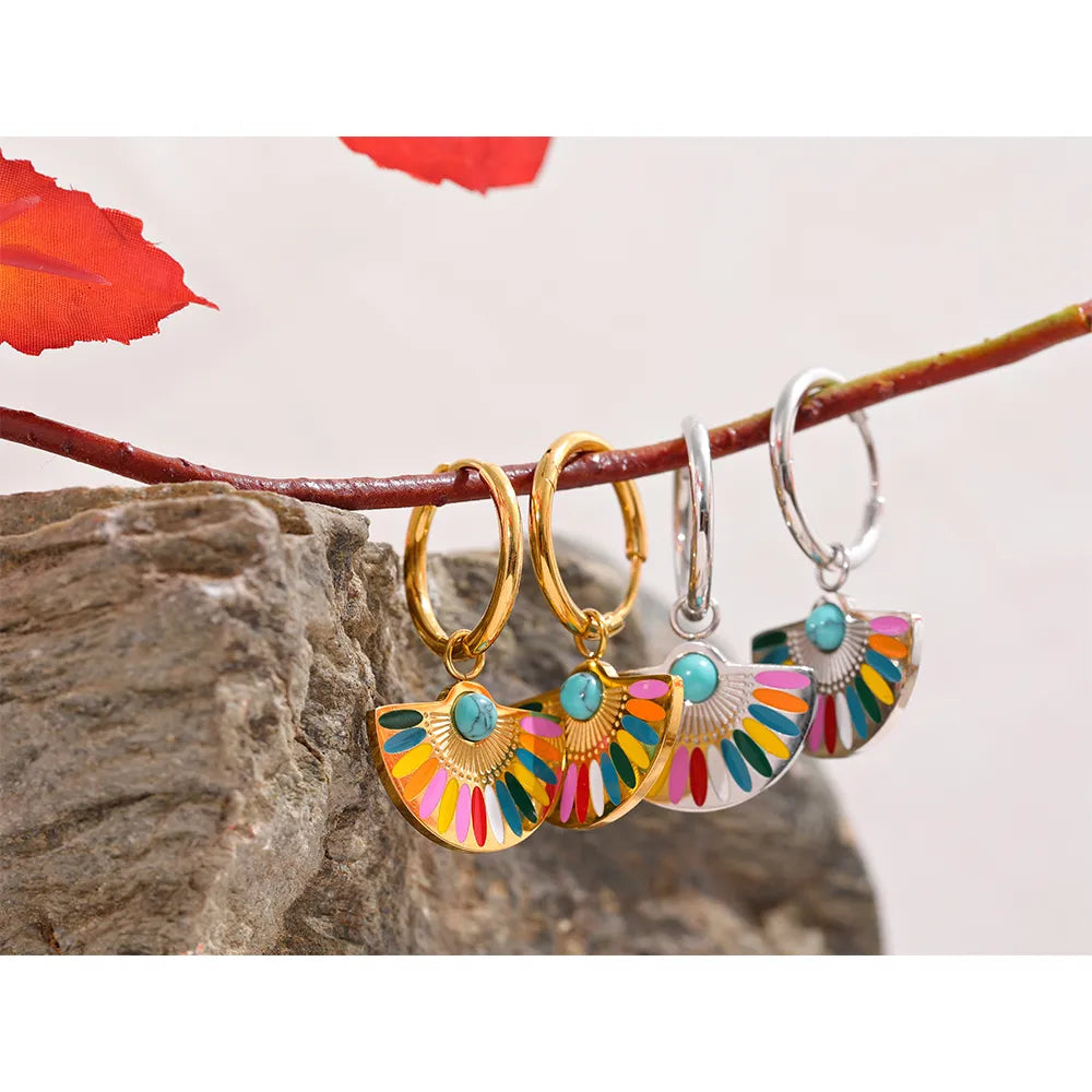 Mahaba Hoop Earrings