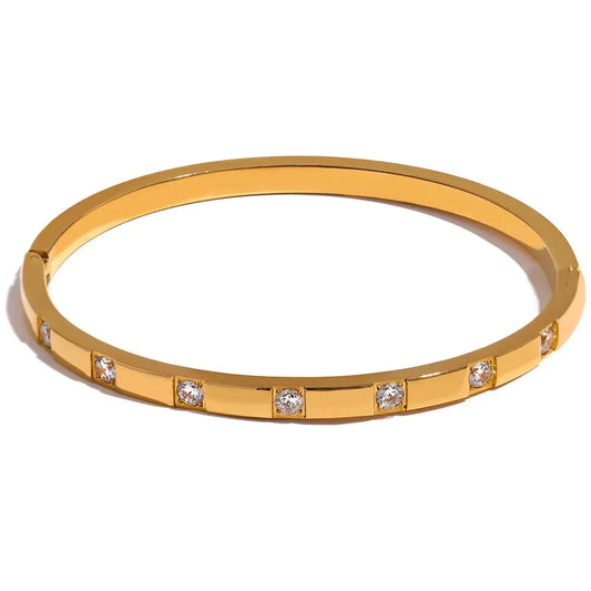 Calista Zirconia Bangle Bracelet