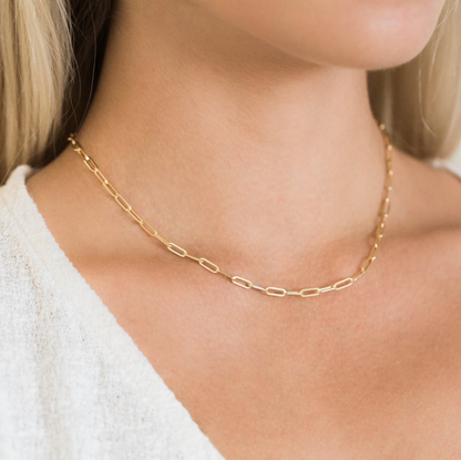 Giada Paperclip Necklace