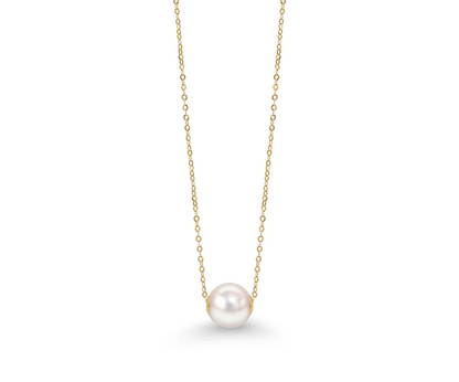 Aphrodite's Floating Pearl Necklace