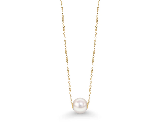 Aphrodite's Floating Pearl Necklace