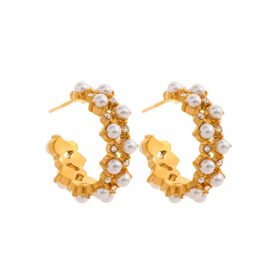 Tessa Zirconia Pave Earrings