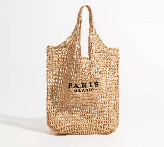 Paris To Milano Crochet Tote Bag